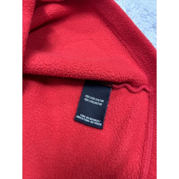 Vintage Starter OSU Ohio State Buckeyes Red Fleece Sweatshirt Men's Size Large - Picture 4 of 8